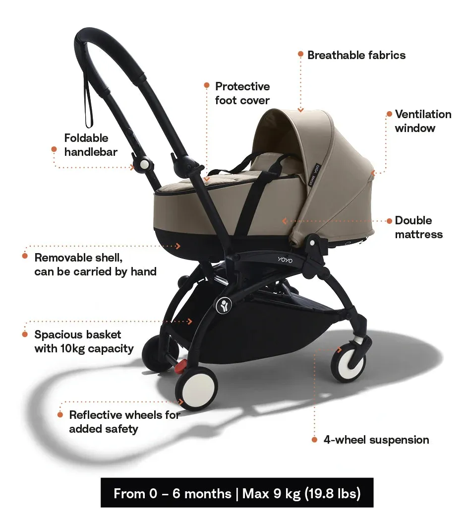 Stokke® YOYO³ Stroller W/Newborn Shell - Olive