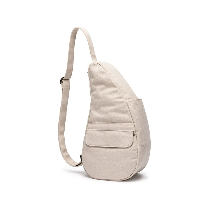 Stylish Womens Canvas Chest Bag White Crossbody Sling Bag For Women