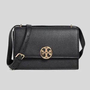 TORY BURCH Miller Convertible Shoulder Bag Black 154703