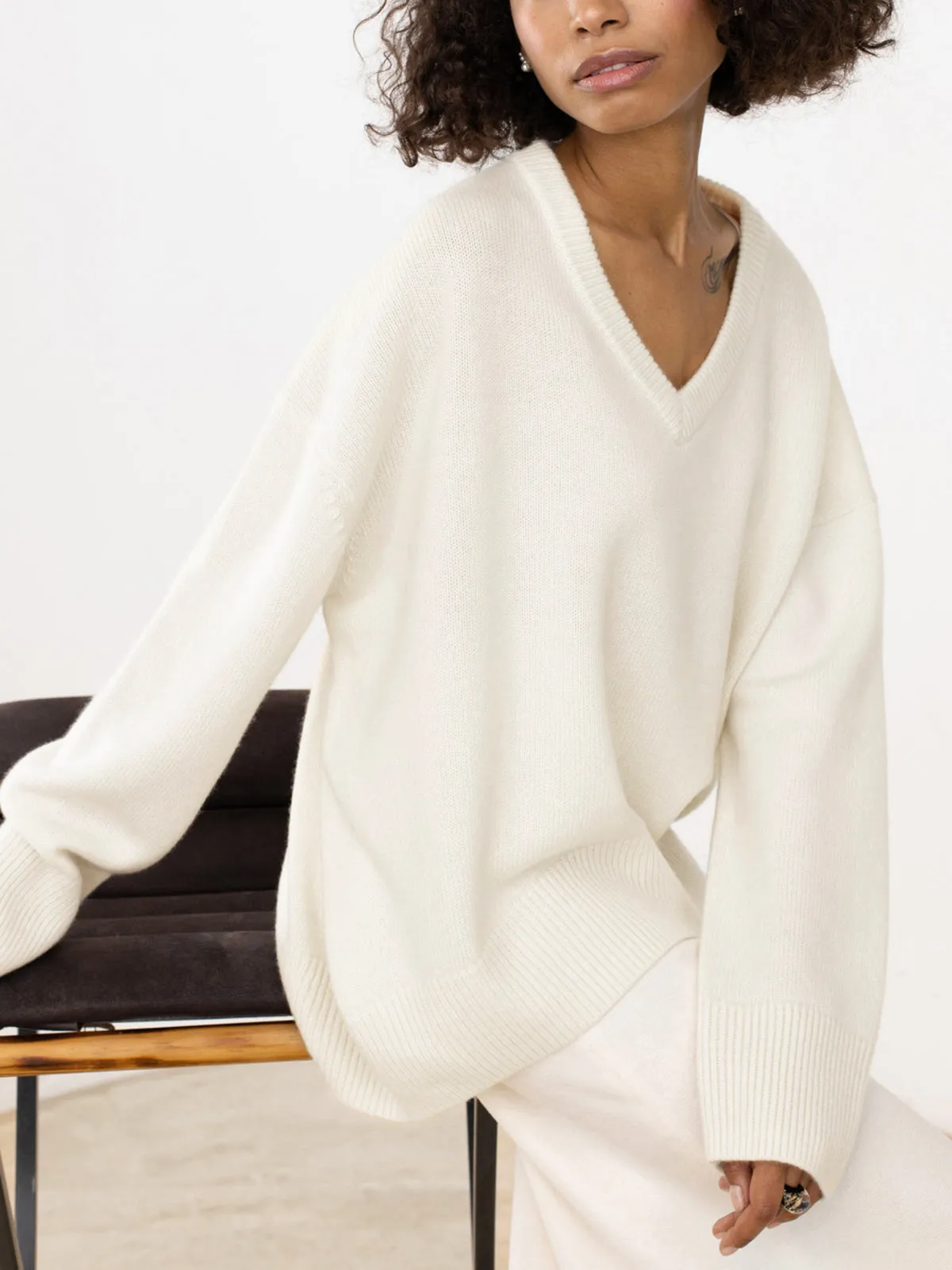 Tranquil Morning Graceful Pullover Sweater