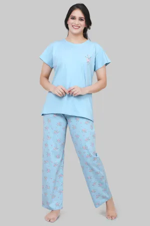 Velure Graceful Floral Print Pajama Set