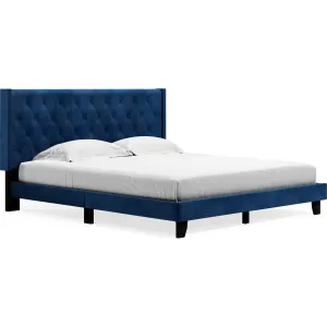 Vintasso Upholstered King Bed