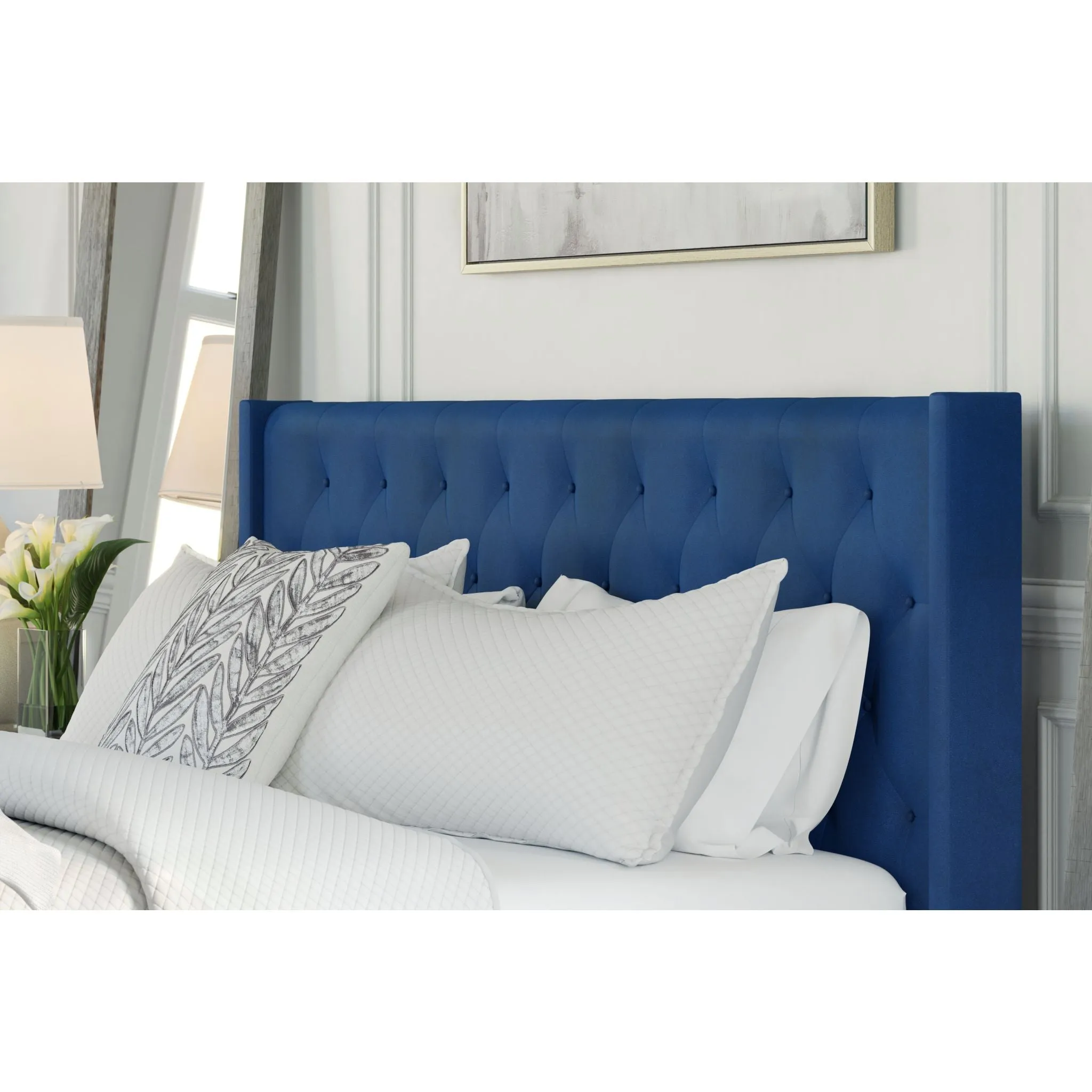 Vintasso Upholstered King Bed