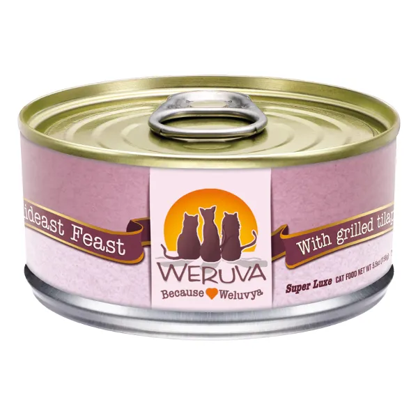 Weruva Classics Mideast Feast with Grilled Tilapia in Gravy Grain-Free Wet Canned Cat Food