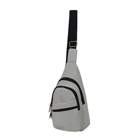 White NGIL Faux Leather Sling Bag