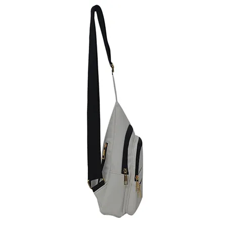 White NGIL Faux Leather Sling Bag