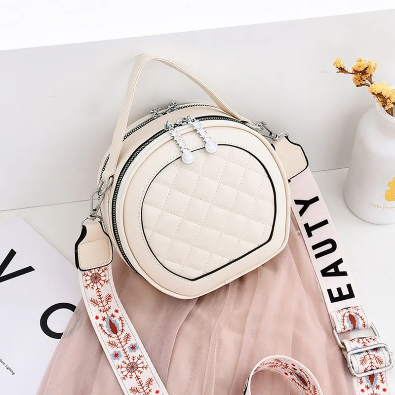 Women's Round Versatile Retro Shoulder Bag