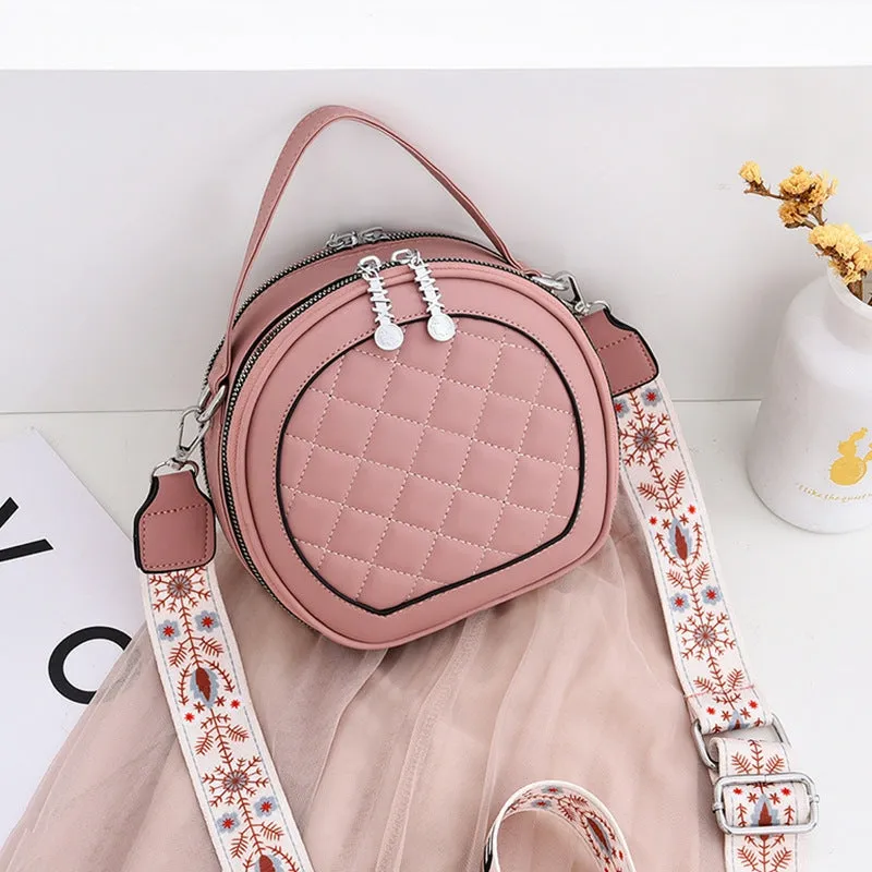 Women's Round Versatile Retro Shoulder Bag