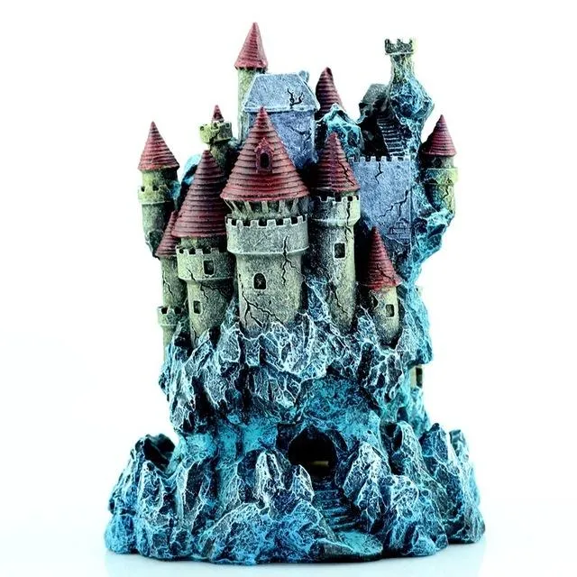 WR19165 Castle House Aquarium Decoration 22x16x21cm